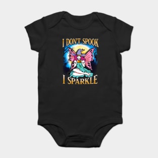I don't spook I sparkle Funny Cute Fairy Character Gift Baby Bodysuit